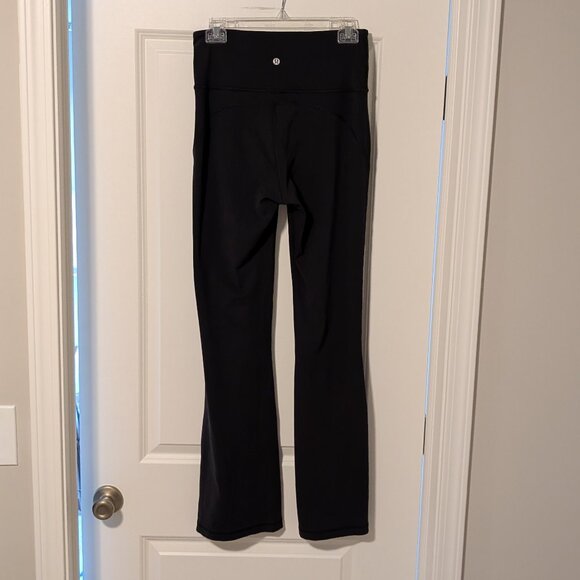 Lululemon Groove Pant Flare Super High-Rise Nulu, Black, Size 8 - Picture 5 of 6